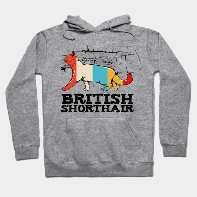 British Shorthair Cat Hoodie by Lumio Gifts